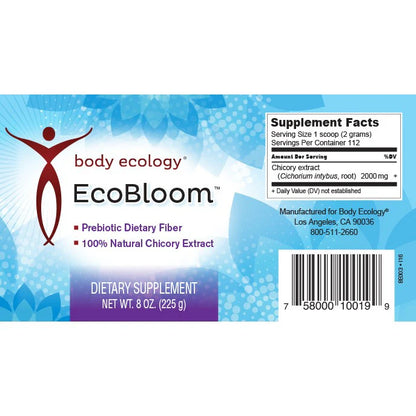 Body Ecology Ecobloom Australia | Prebiotic | Dietary Fibre | 204 g