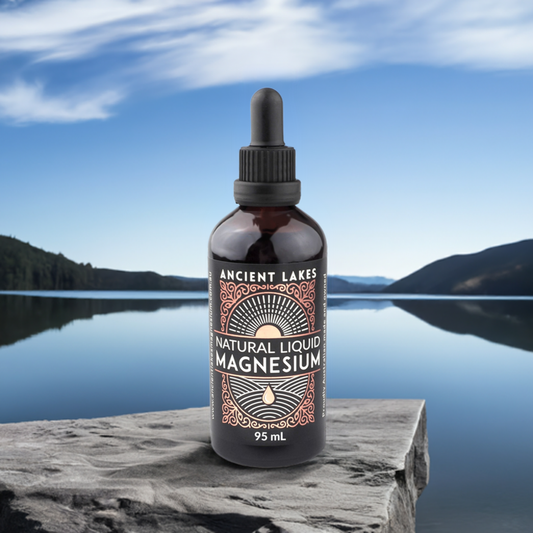 Ancient Lakes Natural Liquid Magnesium 95ml Glass Bottle